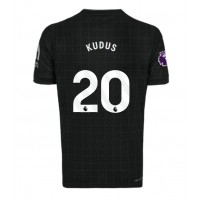 Stroje piłkarskie Tottenham Hotspur Mohammed Kudus #20 Koszulka Wyjazdowej 2025-26 Krótki Rękaw